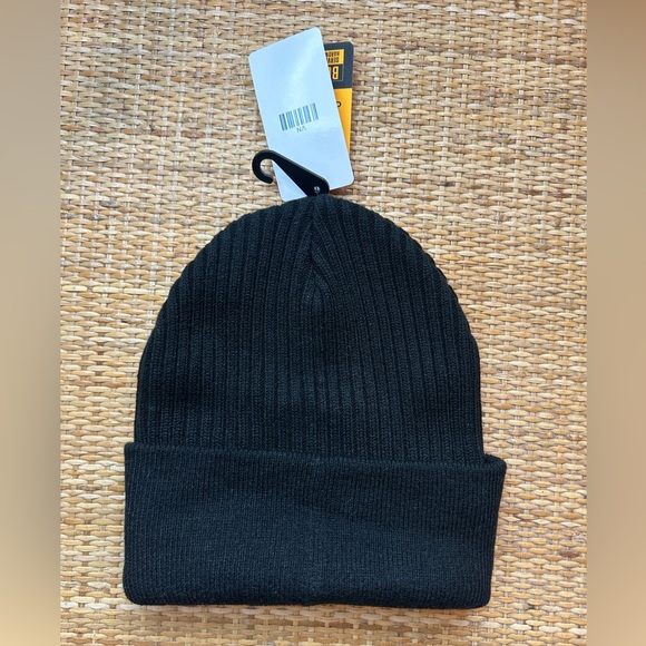 NWT Black Carhartt One Size Knit Cuffed Craftsman Patch Beanie OS - Picture 4 of 4